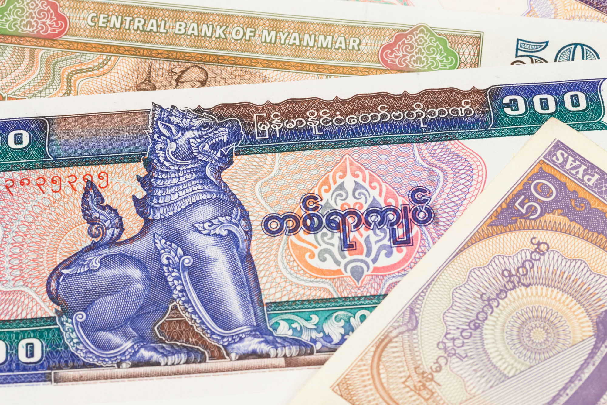 Myanmar banknotes