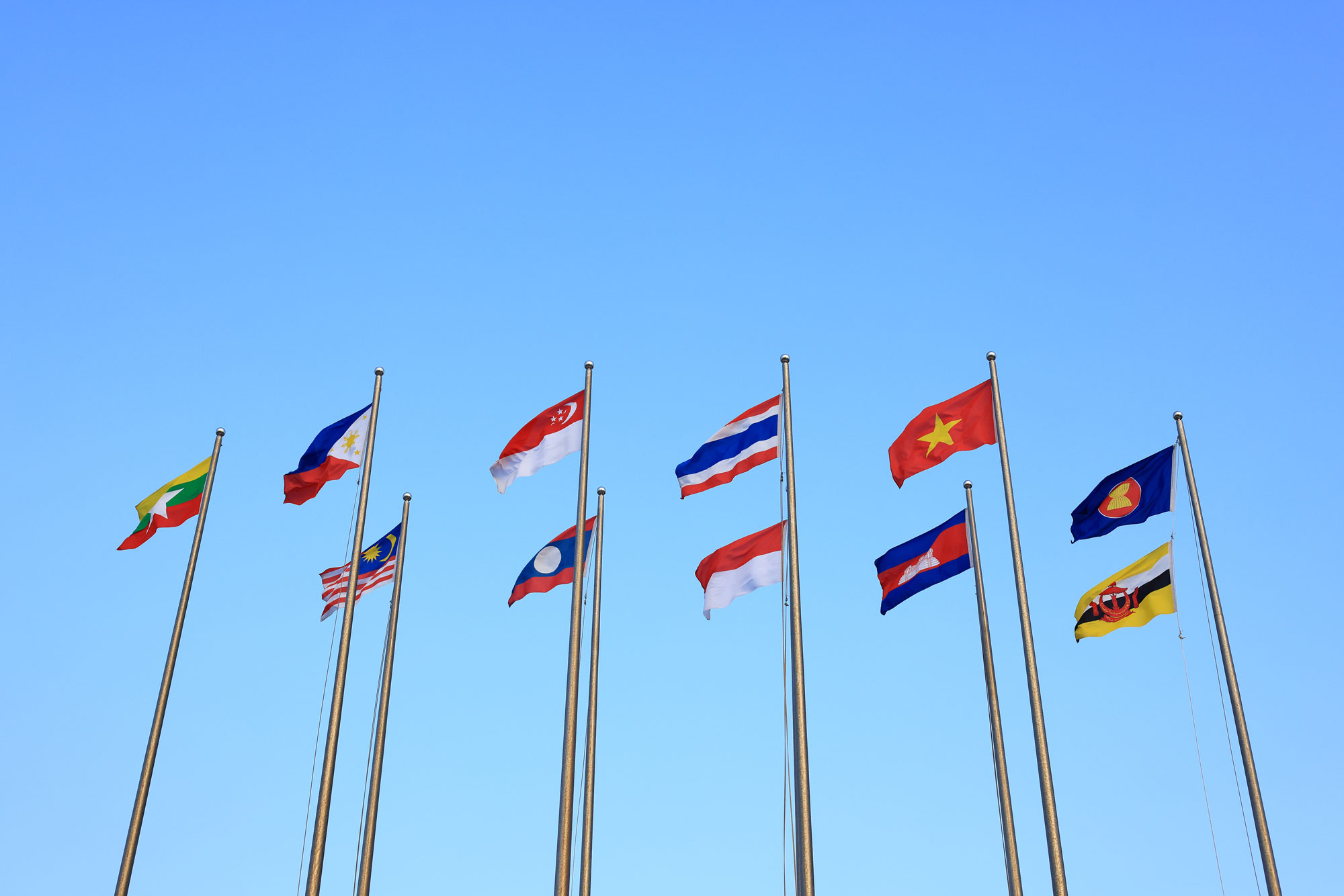 asean flags