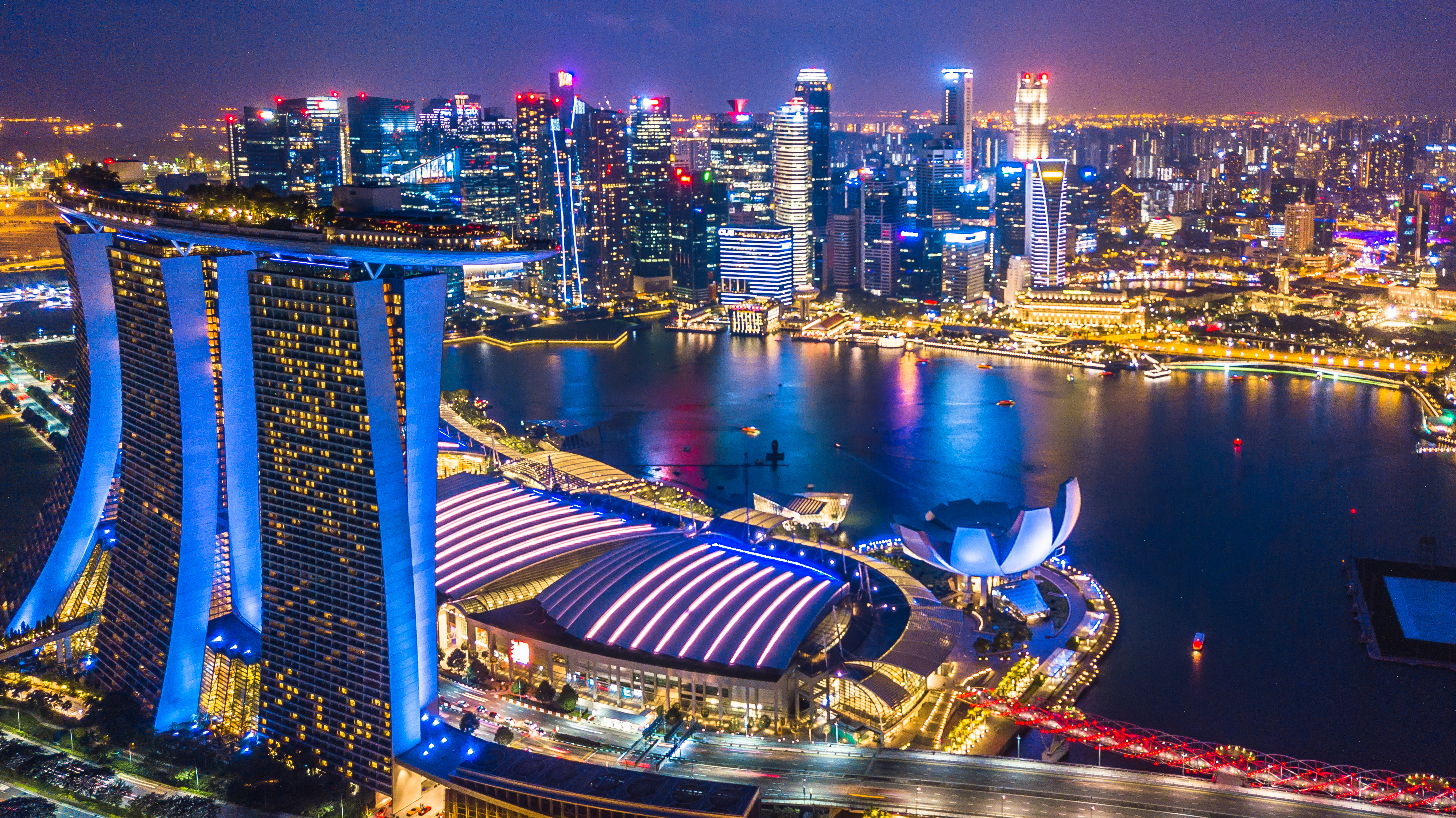 singapore at night