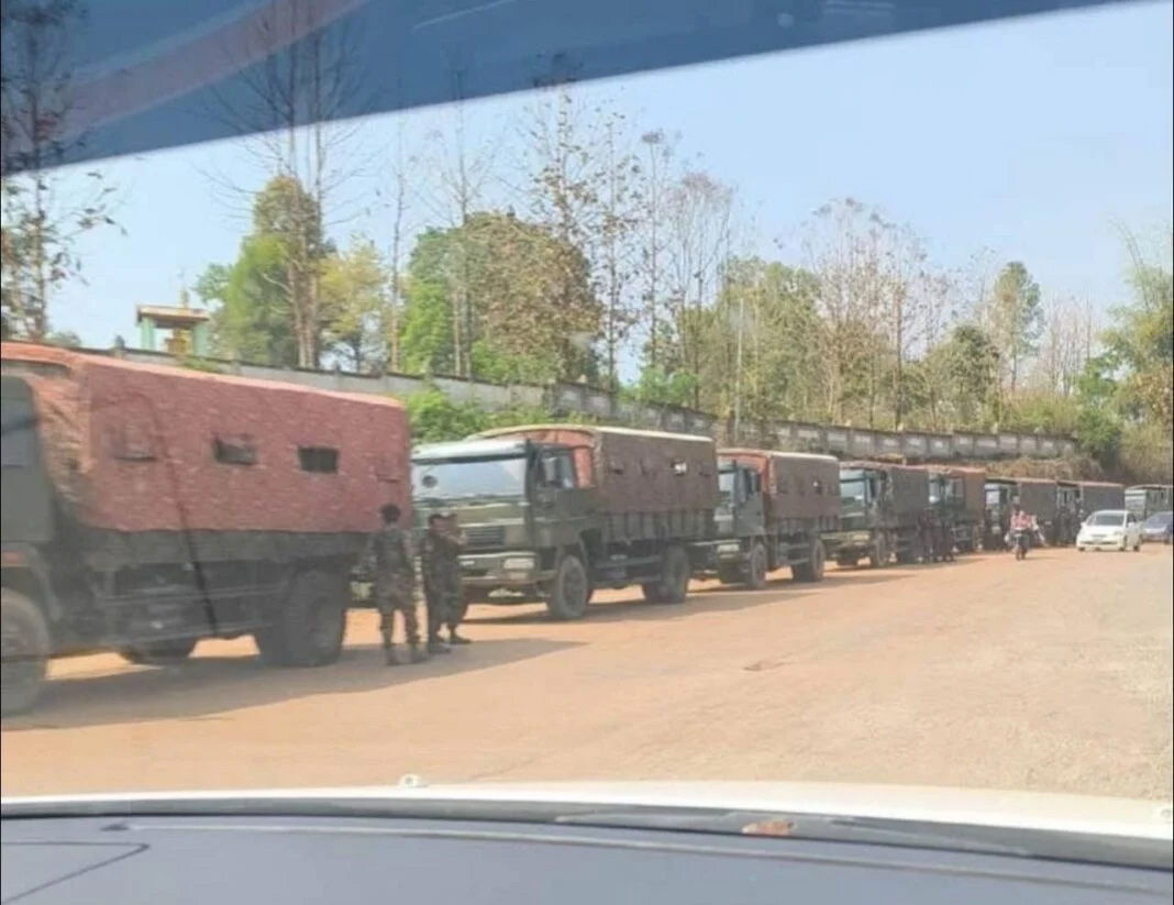 Junta troops enter Lashio