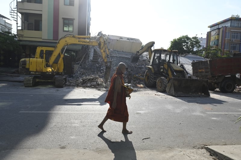 MYANMAR-EARTHQUAKE-RELIEF-AFP