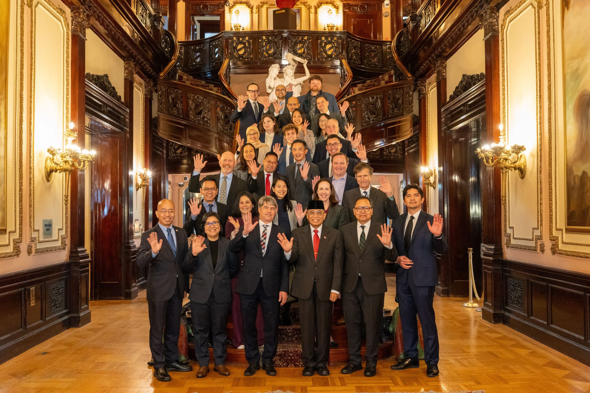 USABC and Members with Ambassador Indroyono