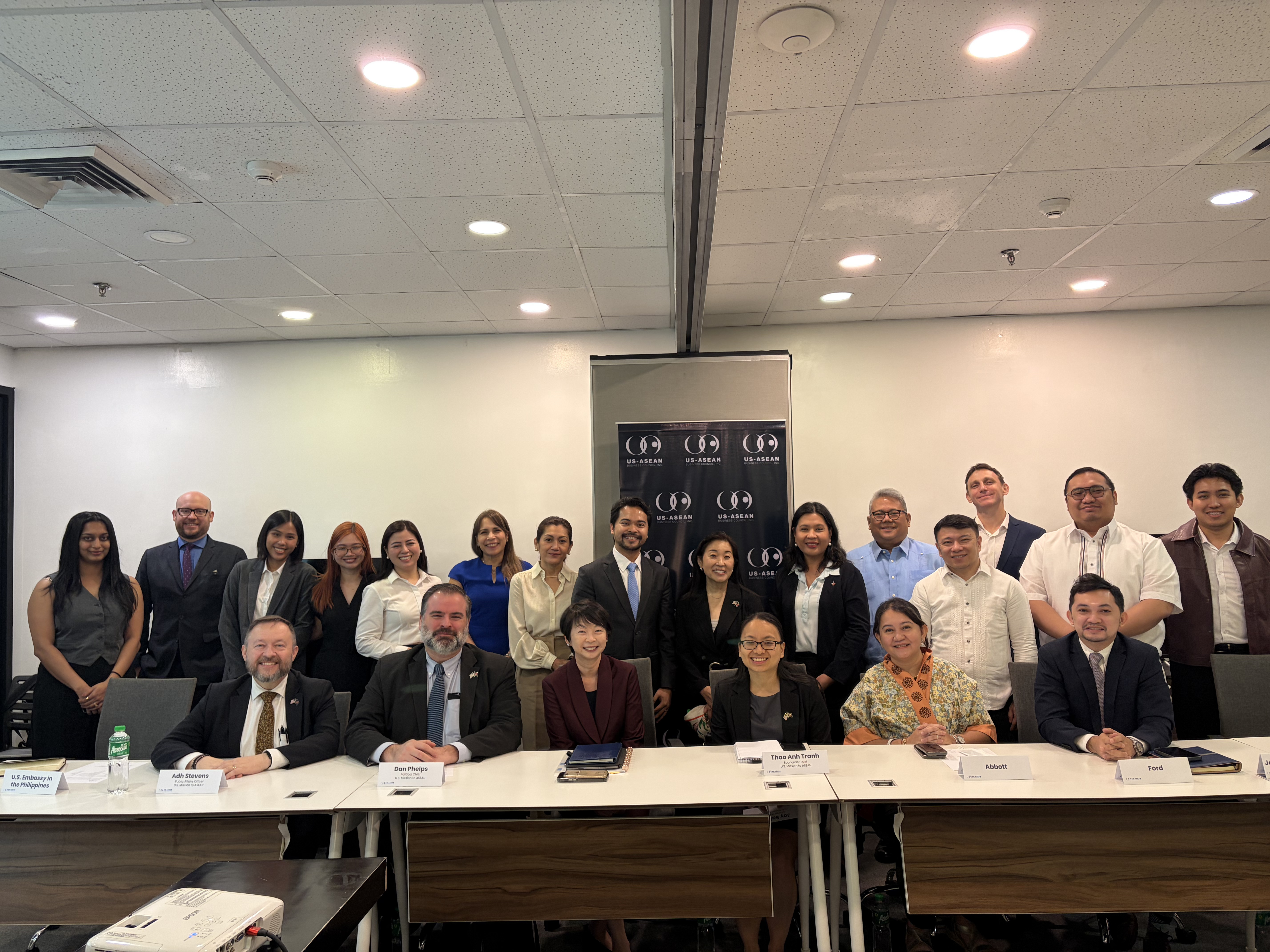 U.S. Mission to ASEAN on January 13, led by Chargé d’Affaires Joy M. Sakurai