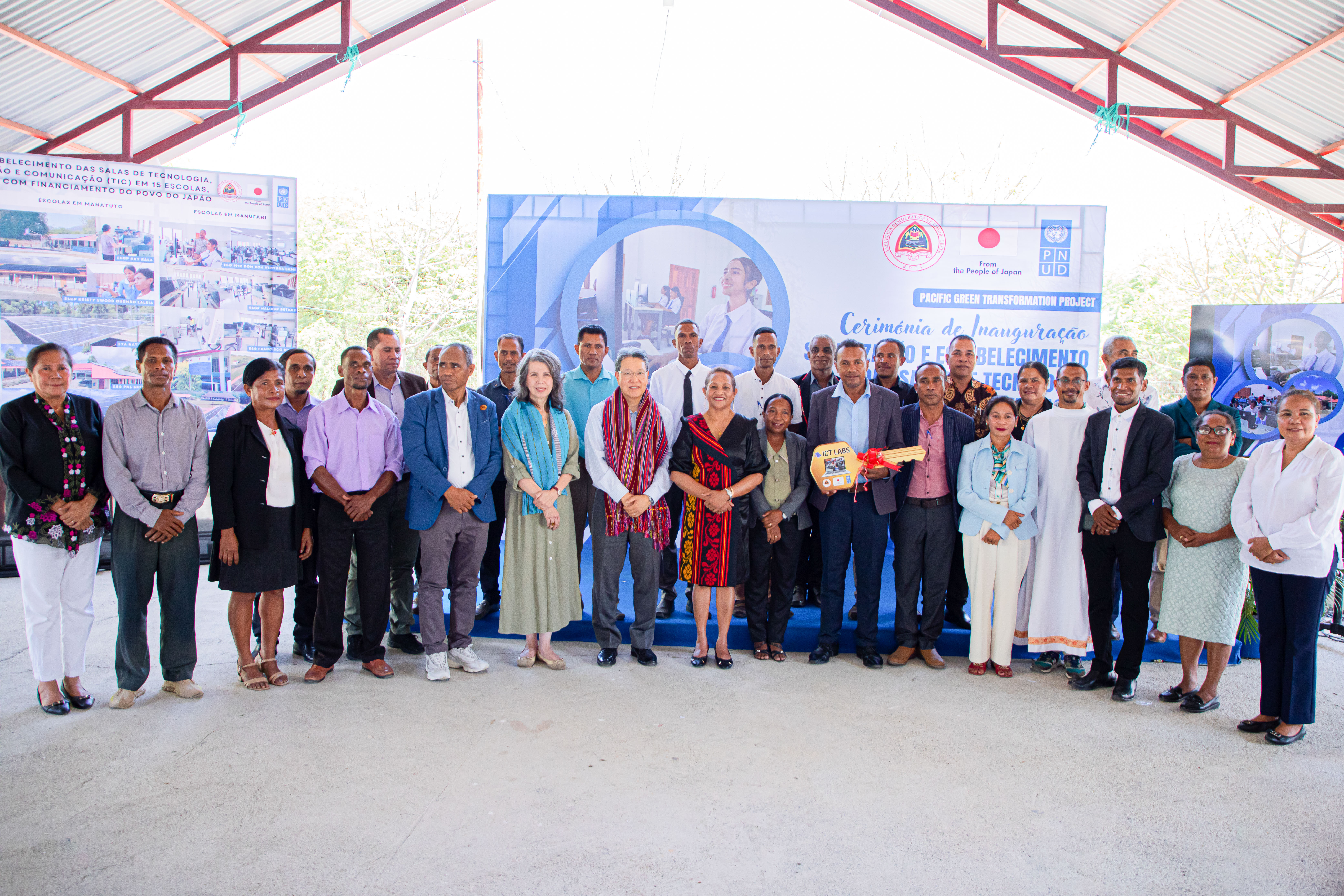 inaguration of solar labs for education-timorleste