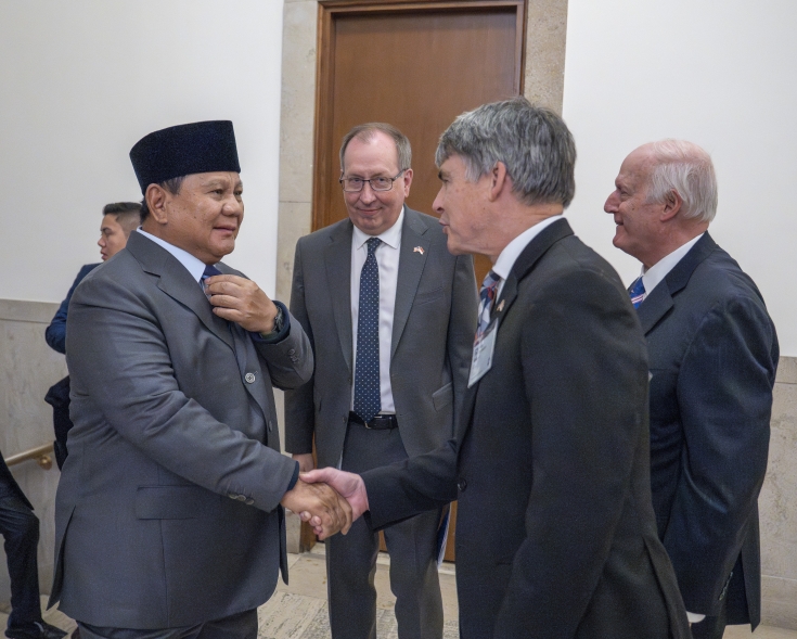 Greeting Pres Prabowo 2-18-26