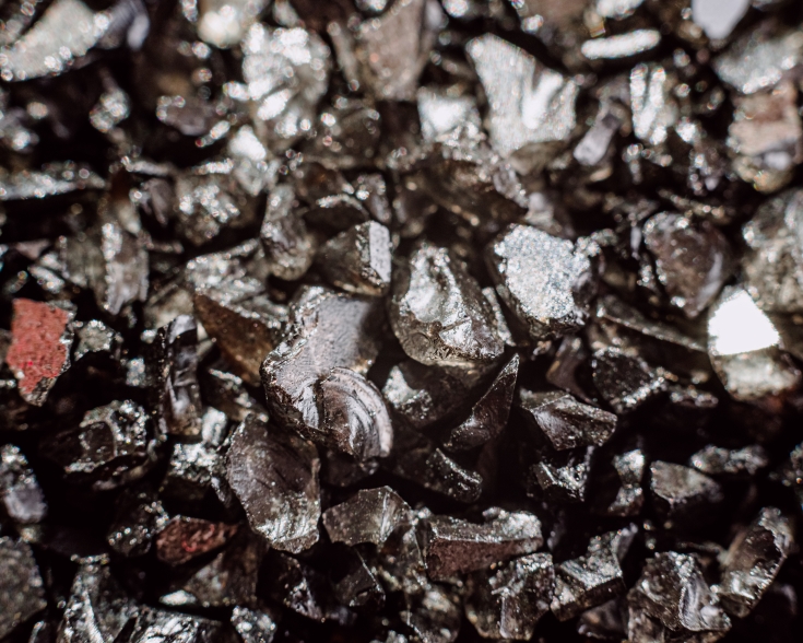 Rare-earth metal such as germanium crystals are used by the technology industry